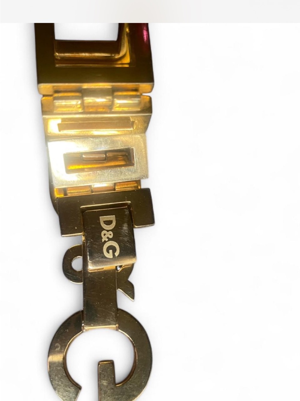 Vintage D&G Dolce & Gabbana
Gold Shout Chain Link Watch DWO290 - Picture 4 of 5